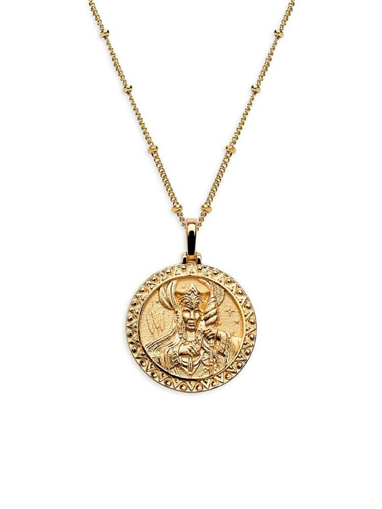 AWE INSPIRED Women's 14K Gold Vermeil Frigg Pendant Necklace Cover