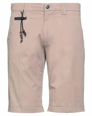 Yes Zee By Essenza Man Shorts & Bermuda Shorts Light brown Cotton, Elastane Cover