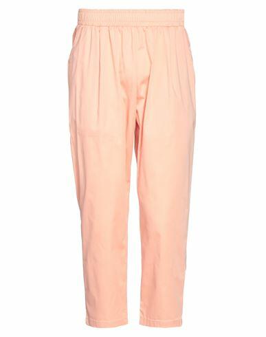 Family First Milano Man Pants Salmon pink Cotton, Elastane Cover