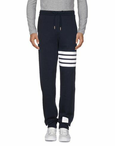 Thom Browne Man Pants Midnight blue Cotton Cover