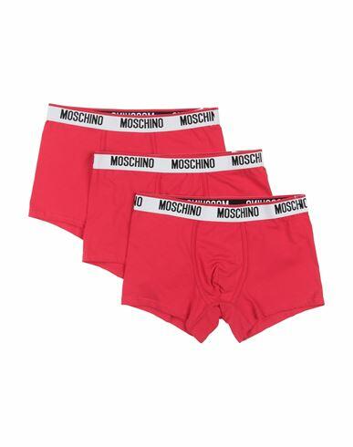 Moschino Man Boxer Red Cotton, Elastane Cover