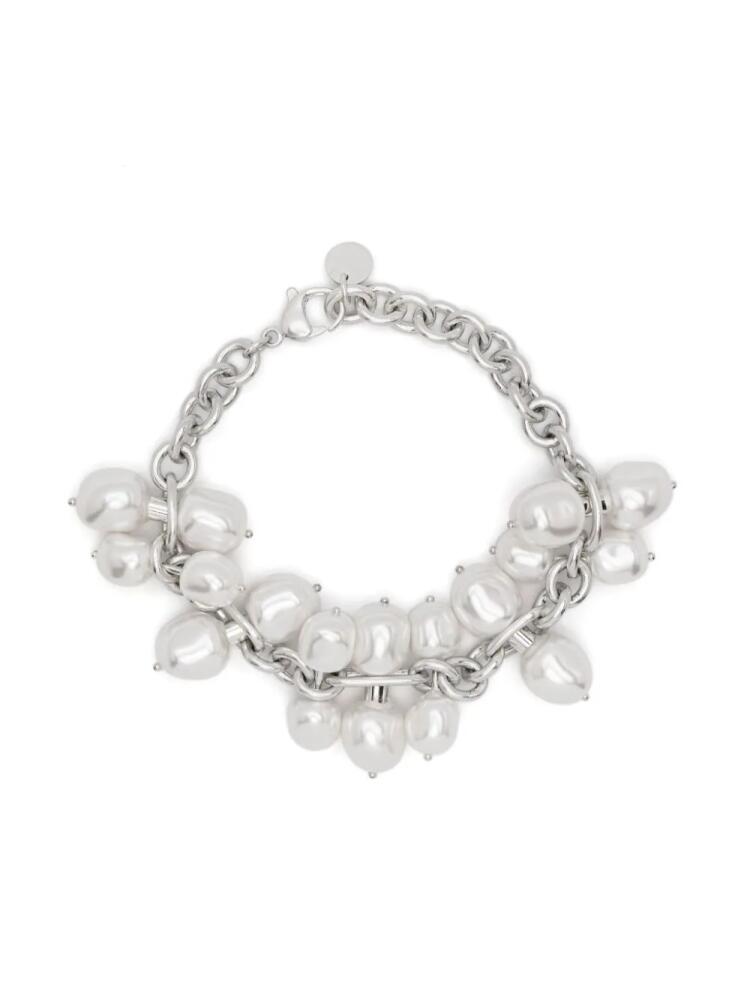 Cult Gaia faux-pearl bracelet - Silver Cover