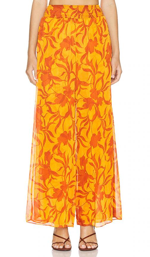 MISA Los Angeles Freda Pants in Orange Cover