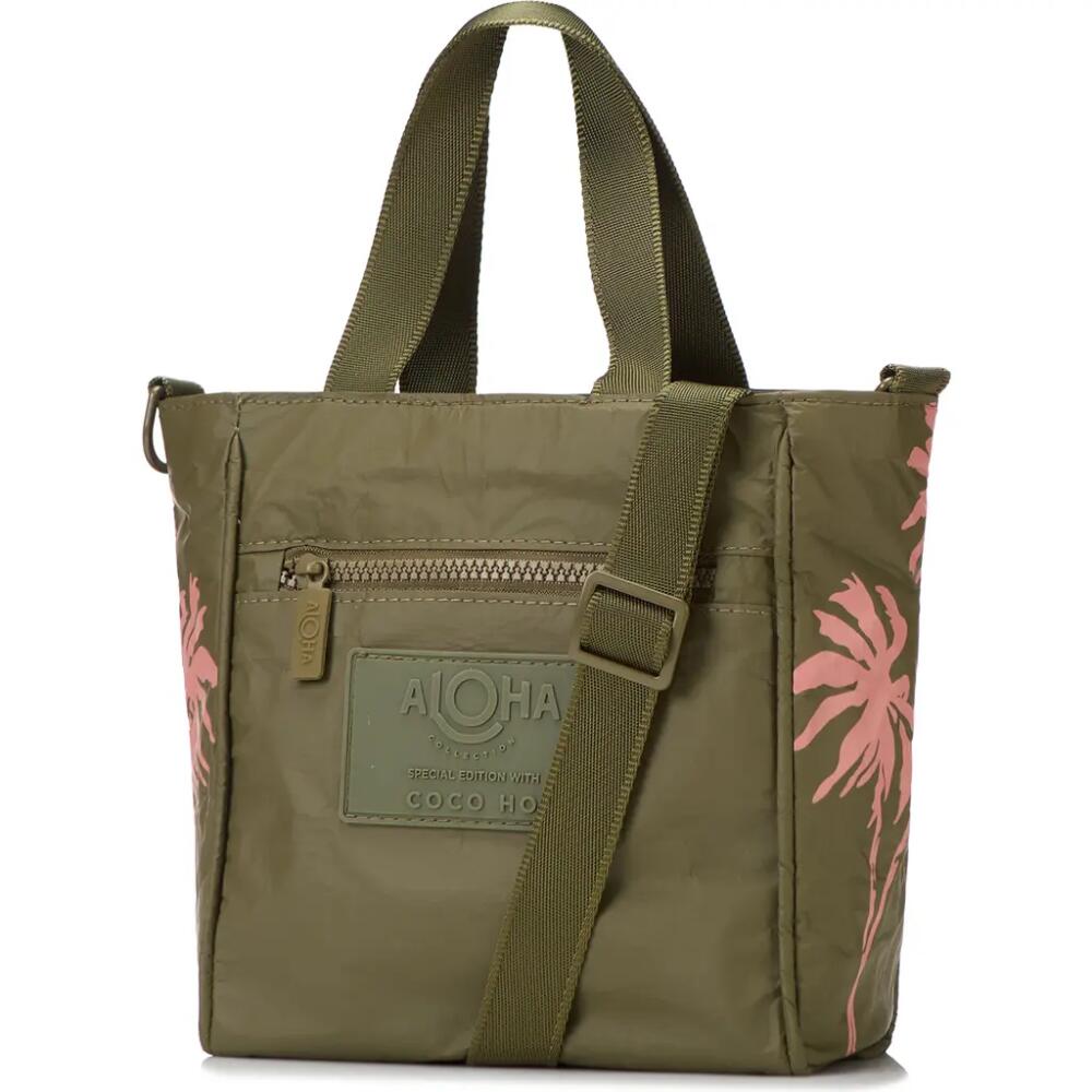 Aloha Collection Paumalu Crossbody Tote in Olive Cover