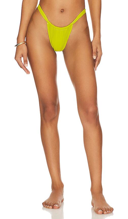 Belle The Label Bare Bikini Bottom in Green Cover