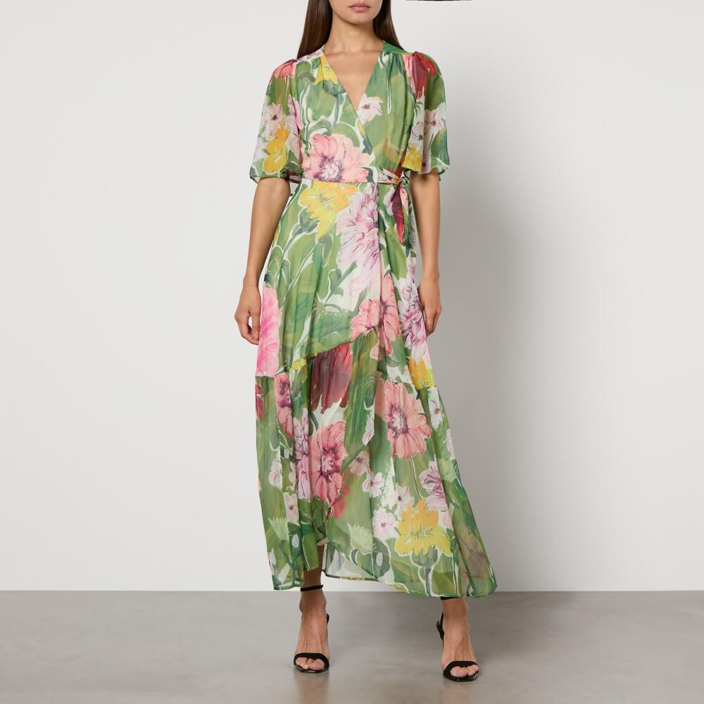 Hope & Ivy Amira Floral-Print Chiffon Maxi Dress Cover