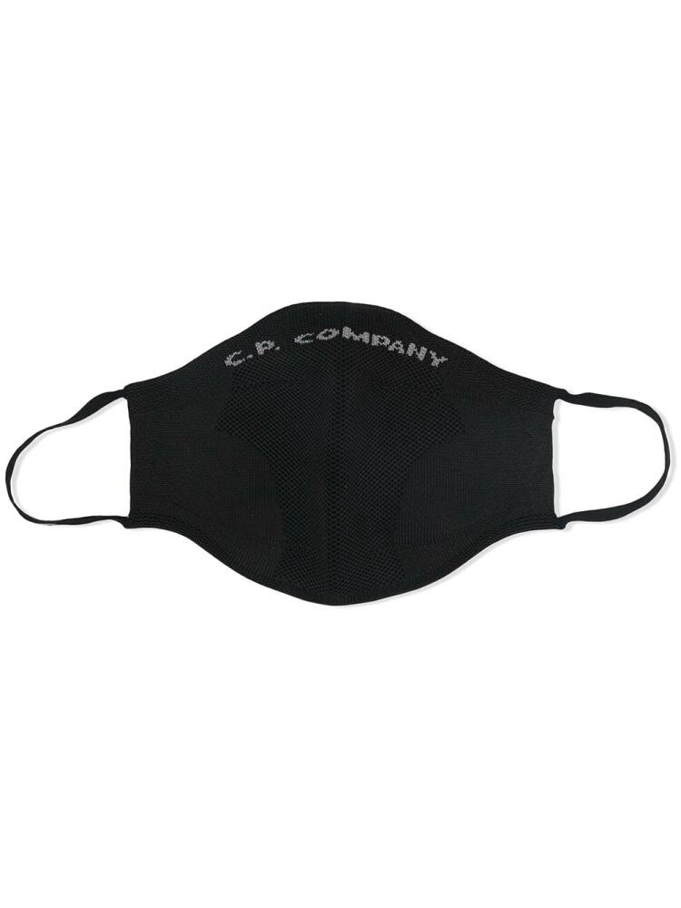 C.P. Company logo-print face mask - Black Cover