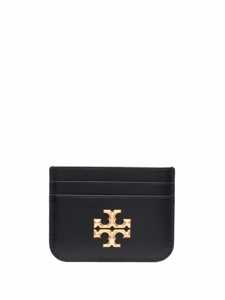 Tory Burch logo-motif leather wallet - Black Cover