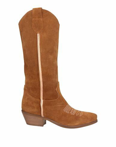 Geneve Woman Boot Tan Leather Cover