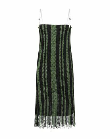 Jw Anderson Woman Midi dress Green Polyamide, Cotton, Nylon Cover