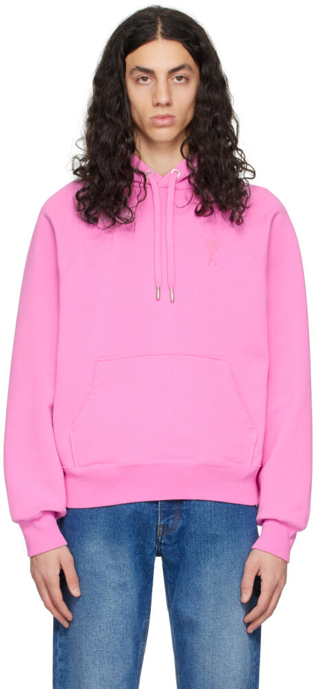 AMI Paris Pink Ami de Cœur Hoodie Cover