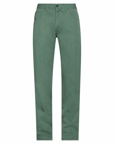 Barbour Man Pants Green Cotton Cover