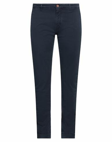 Hand Picked Man Pants Midnight blue Cotton, Elastane Cover