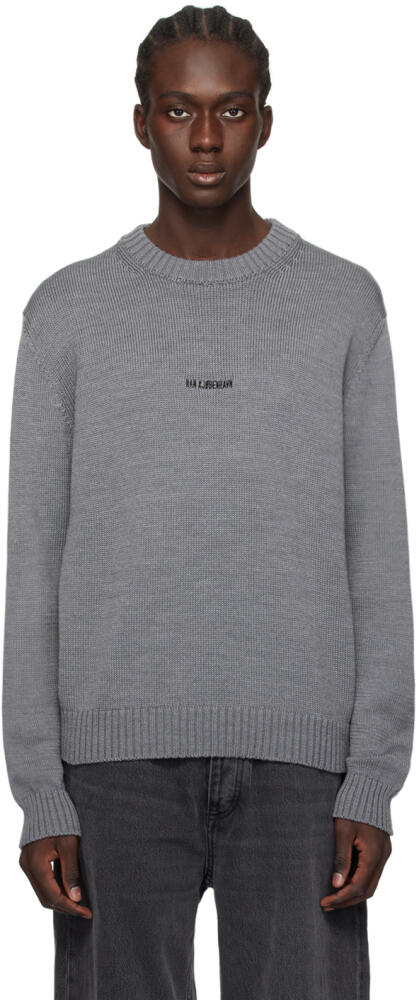 Han Kjobenhavn Gray Embroidered Sweater Cover