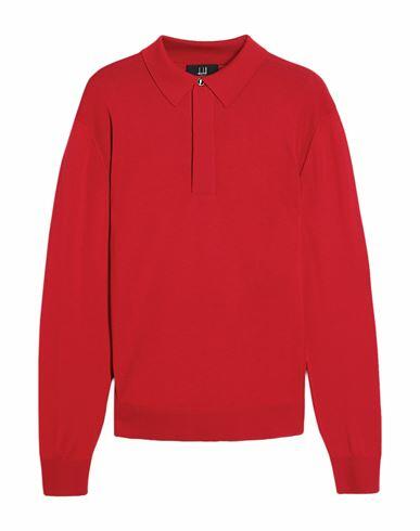 Dunhill Man Sweater Red Wool Cover