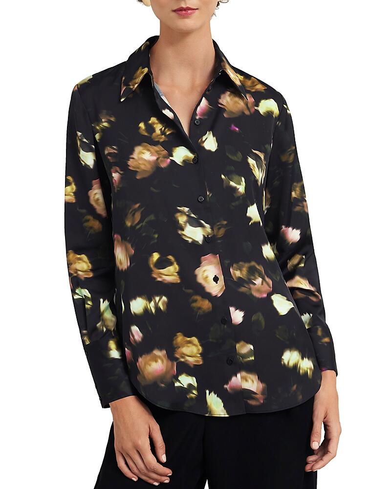 Hobbs London Eden Blurry Print Blouse Cover