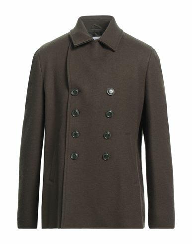 Aspesi Man Coat Military green Wool Cover