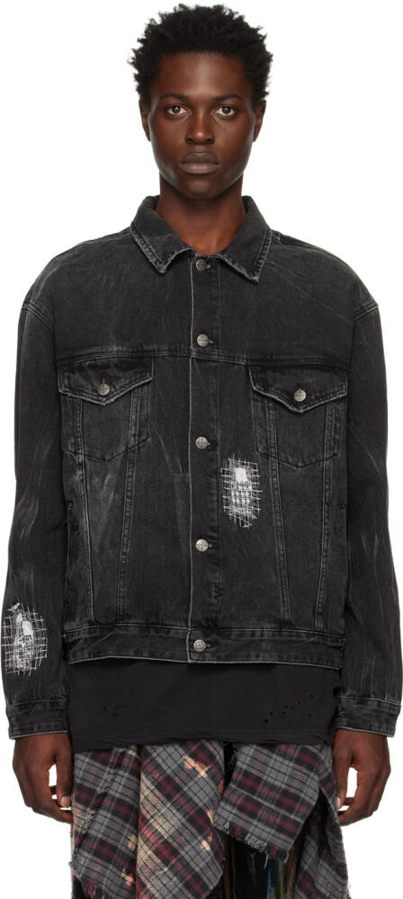 Ksubi Black Oh G Streets Denim Jacket Cover