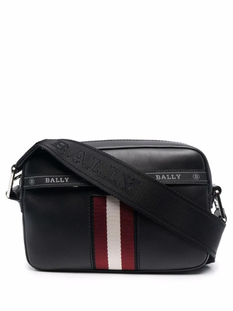 Bally stripe trim shoulder bag - Black Cover