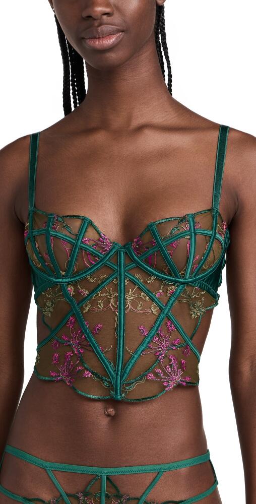 Thistle and Spire Venus Bodice Bra Emerald Cover