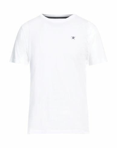 Hackett Man T-shirt White Cotton Cover