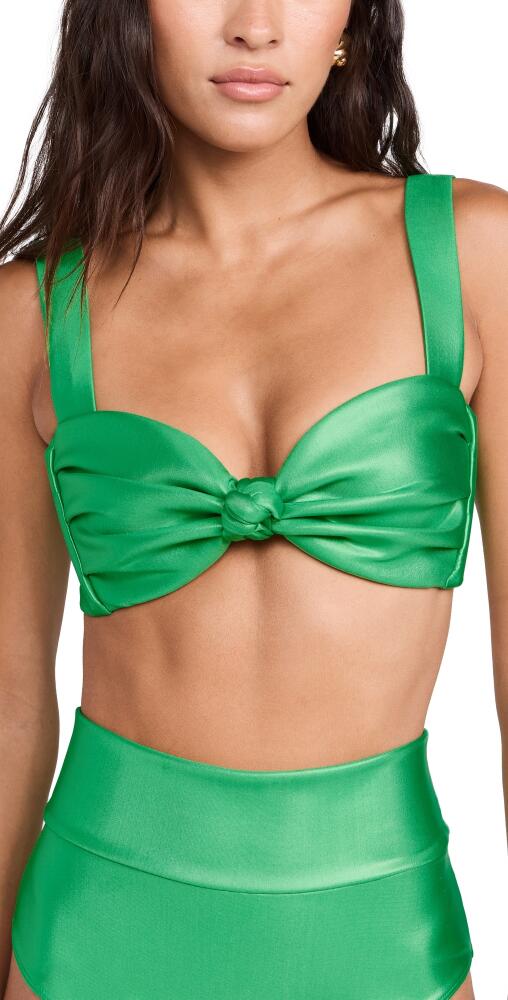 Montce Hayden Bikini Top Emerald Shimmer Cover