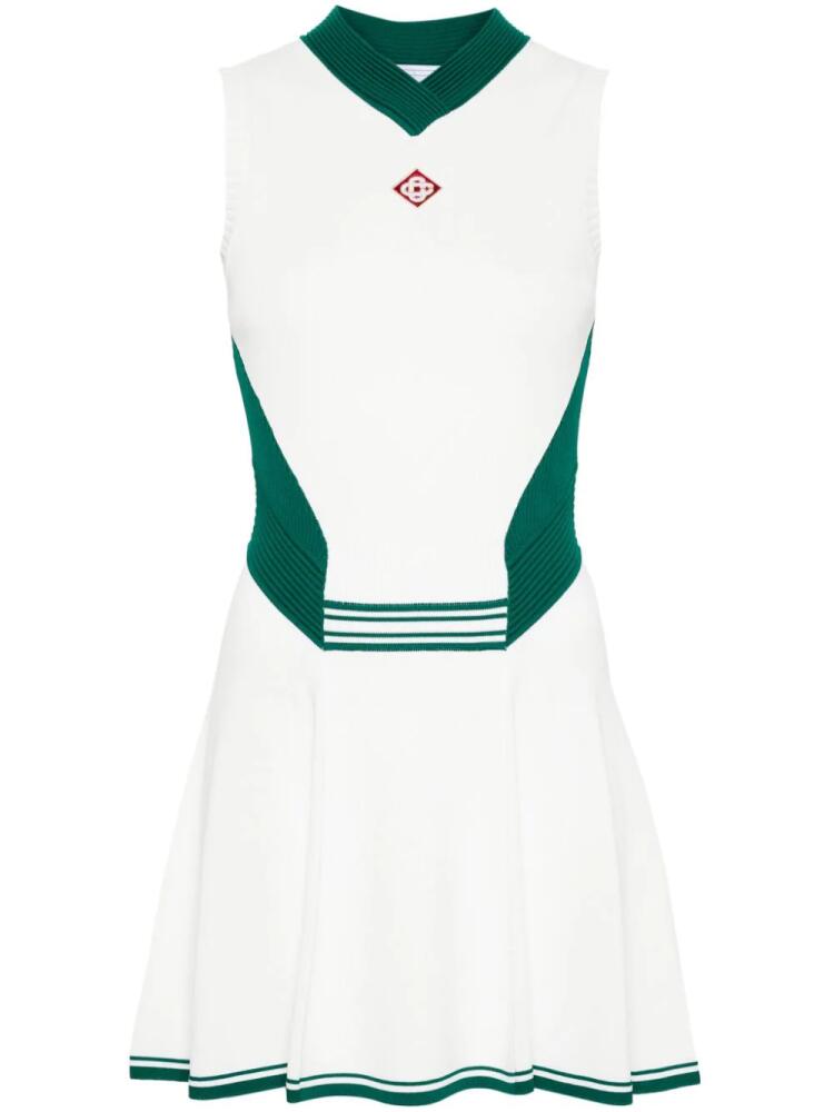 Casablanca draped tennis dress - White Cover