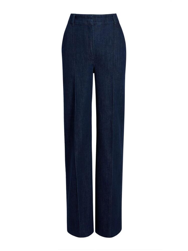 Another Tomorrow high-rise denim trousers - Blue Cover