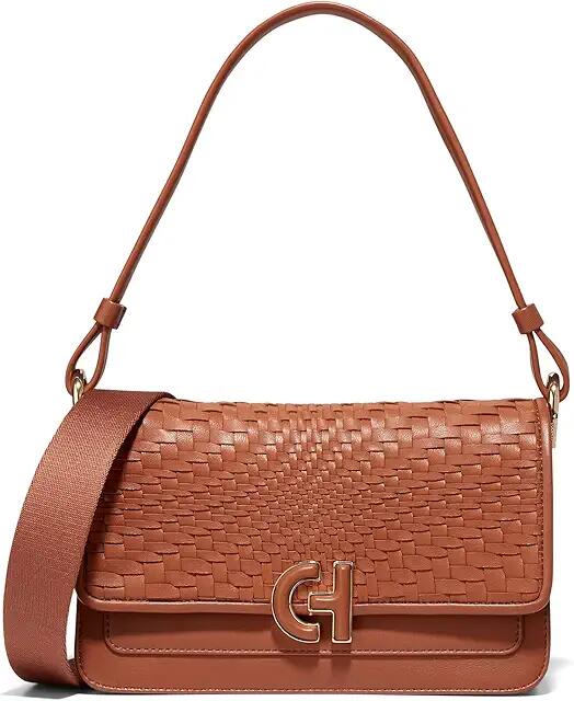 Cole Haan Mini Shoulder Bag (British Tan/Woven) Shoulder Handbags Cover