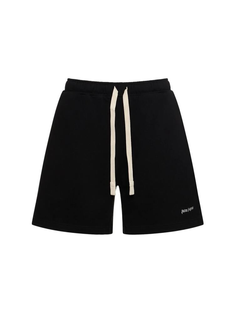 PALM ANGELS Cotton Sweat Shorts W/logo Cover