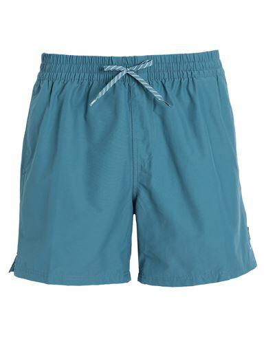 Vans Primary Solid Elastic Boardshort Man Beach shorts and pants Slate blue Cotton, Nylon Cover