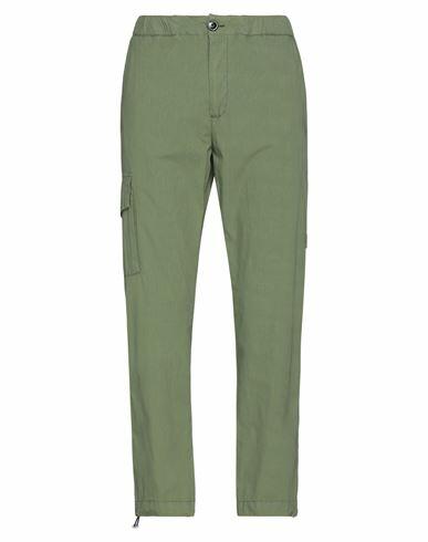 Pmds Premium Mood Denim Superior Man Pants Military green Cotton, Polyamide, Elastane Cover