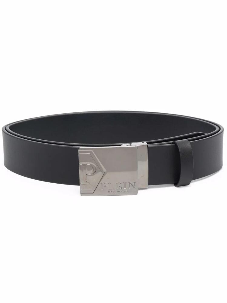 Philipp Plein buckle-fastening leather belt - Black Cover