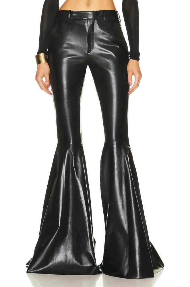 Saint Laurent Wide Leg Pant in Black Cover