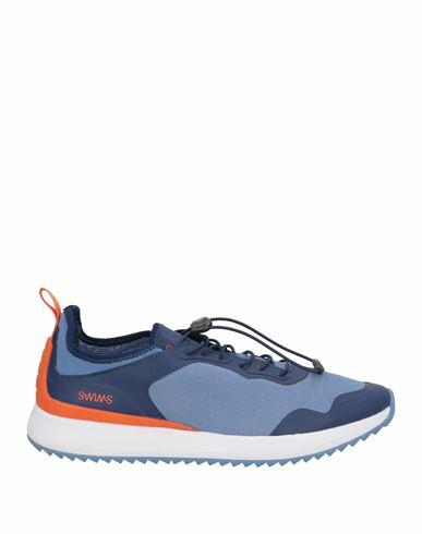 Swims Man Sneakers Slate blue Textile fibers, Rubber Cover