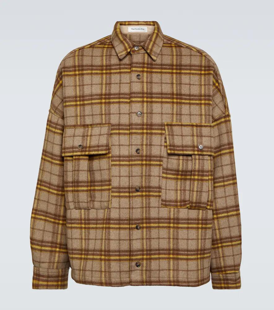 The Frankie Shop Wool-blend overshirt Cover