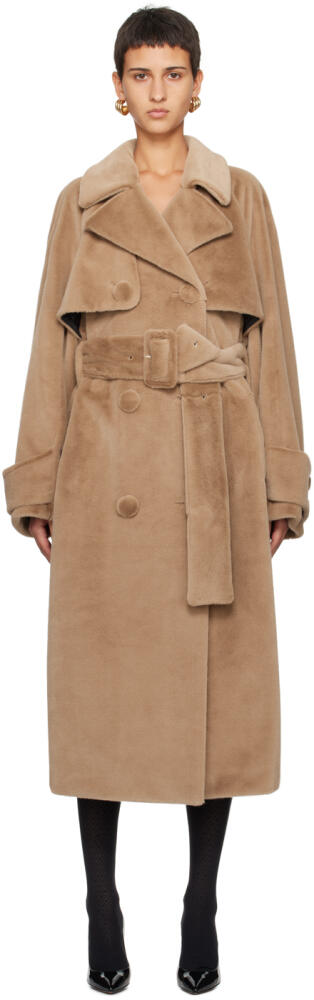 Stand Studio Brown Tillie Trench Coat Cover