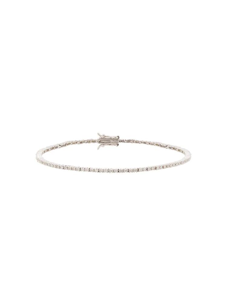 Mateo 14kt white gold diamond tennis bracelet - Silver Cover