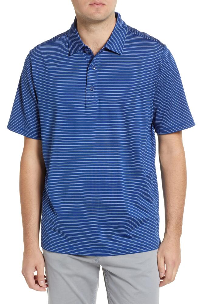 Cutter & Buck Virtue Eco Piqué Recycled Blend Polo in Tour Blue Cover