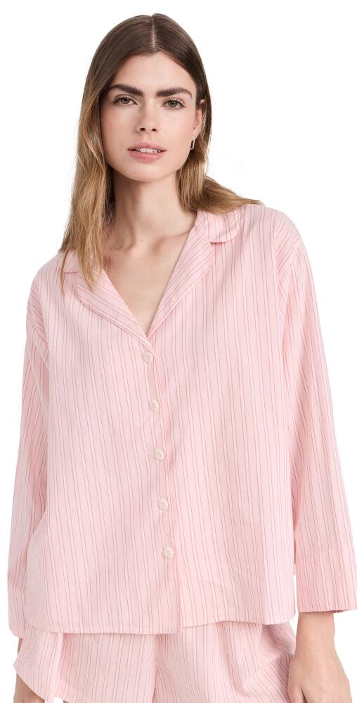 THE GREAT. The Pajama Top Slumber Stripe Cover