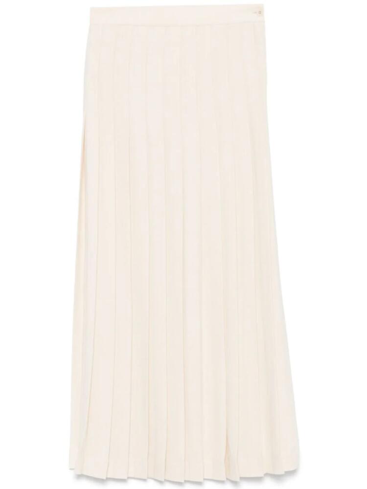 Gentry Portofino pleated maxi skirt - Neutrals Cover