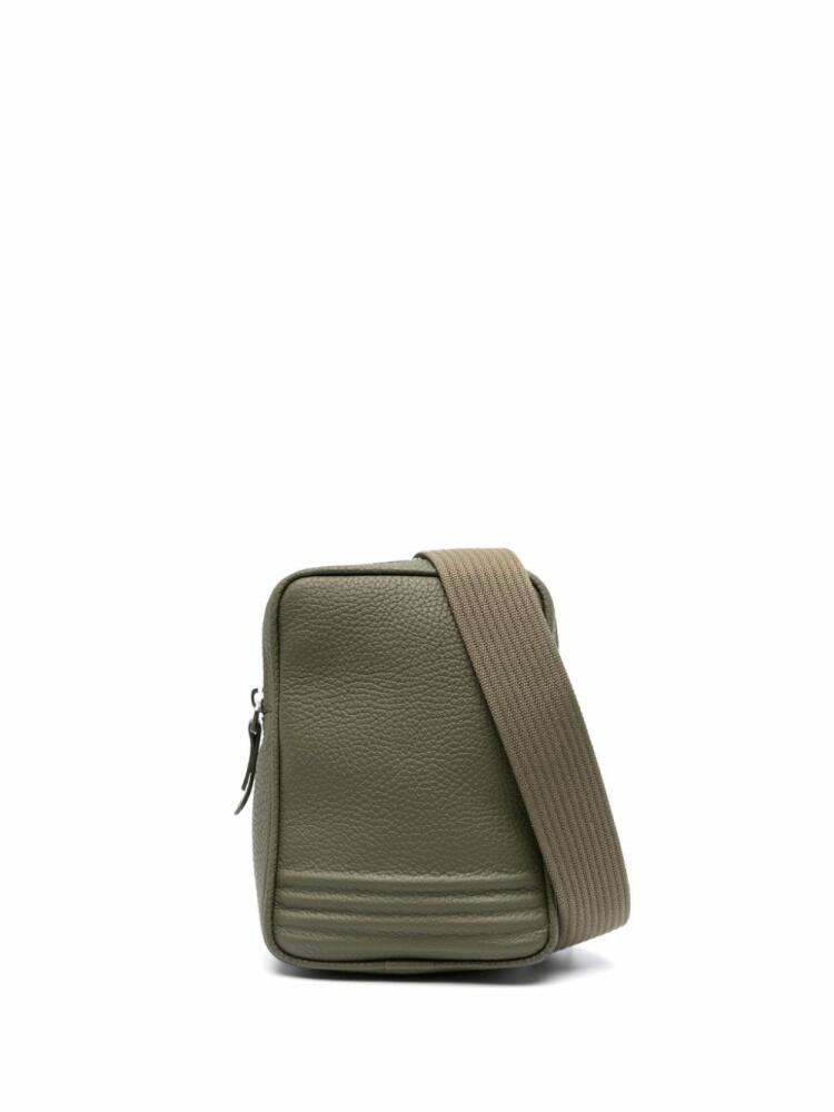 DELAGE Sling canvas leather bag - Green Cover