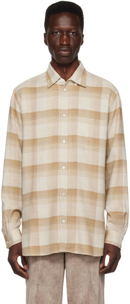 Golden Goose Beige Slim-Fit Shirt Cover