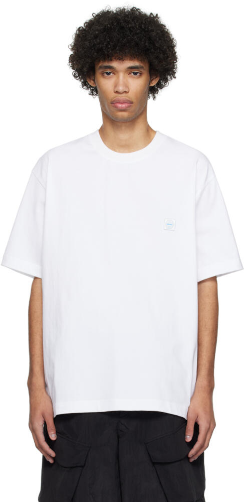 Solid Homme White Graphic T-Shirt Cover