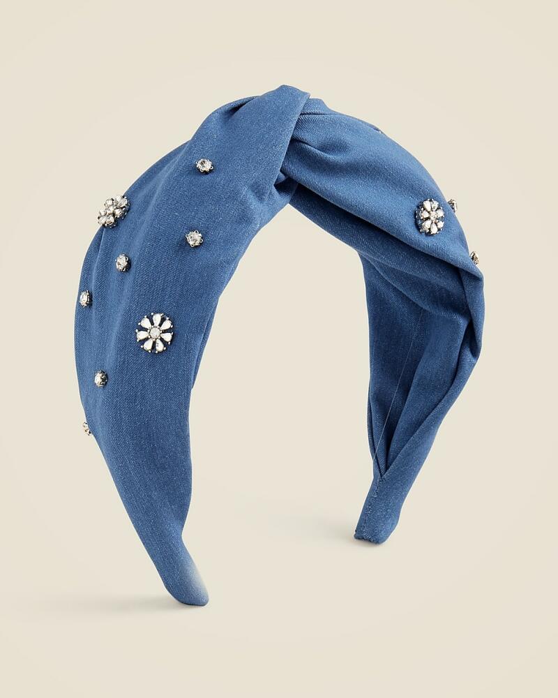 J.Crew Girls' embellished chambray headband Cover