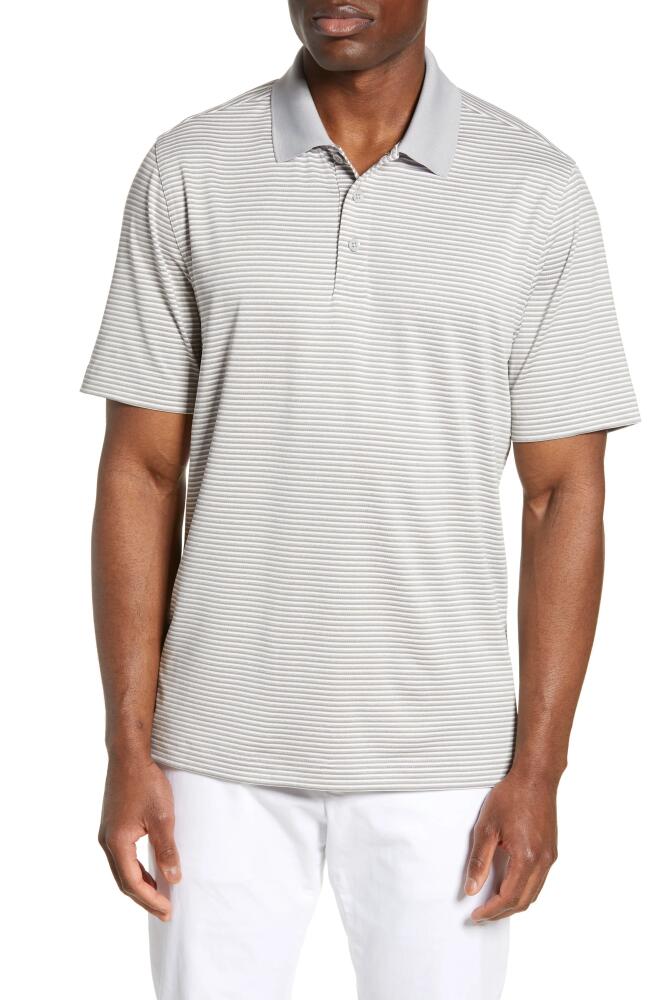 Cutter & Buck Forge DryTec Stripe Performance Polo in Polished Cover