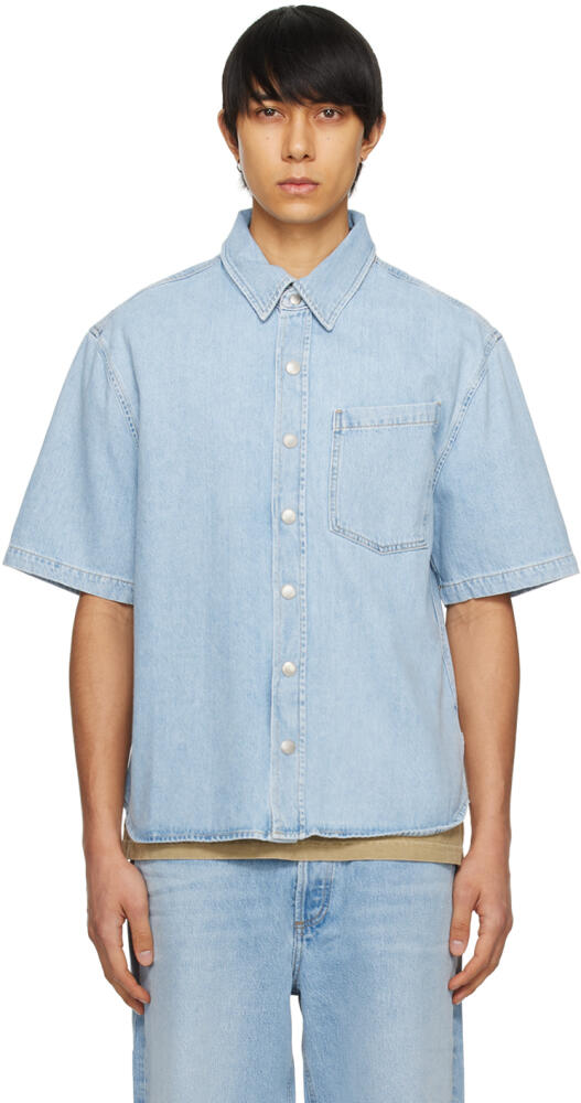 AGOLDE Blue Perry Denim Shirt Cover