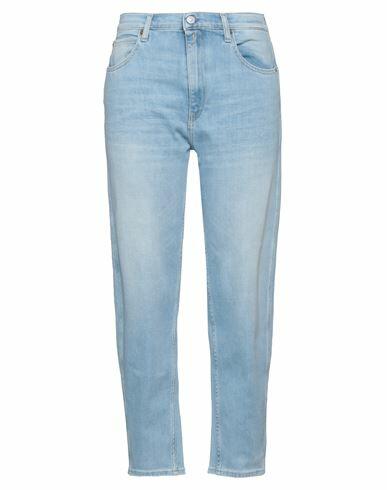 Replay Woman Jeans Blue Cotton, Lyocell, Elastomultiester, Elastane Cover