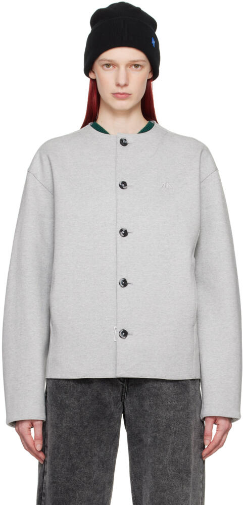 ADER error Gray Polyd Cardigan Cover