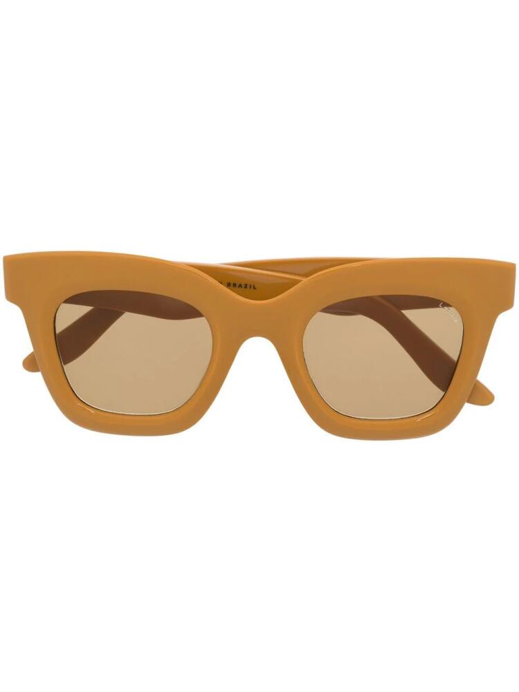 Lapima square-frame sunglasses - Yellow Cover